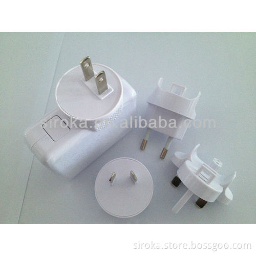 2A 4-Port USB AC Wall Charger Adapter power adapter for Apple iPhone 5 5G iPhone 4 4S iPad 2 3